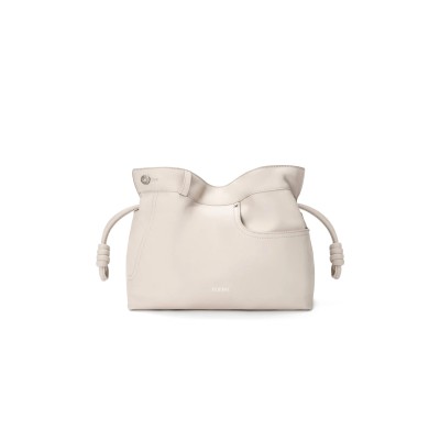 LOEWE PANTA MEDIUM FLAMENCO CLUTCH IN SHINY CALFSKIN A411FC1XDZ (30*24.5*10.5cm)